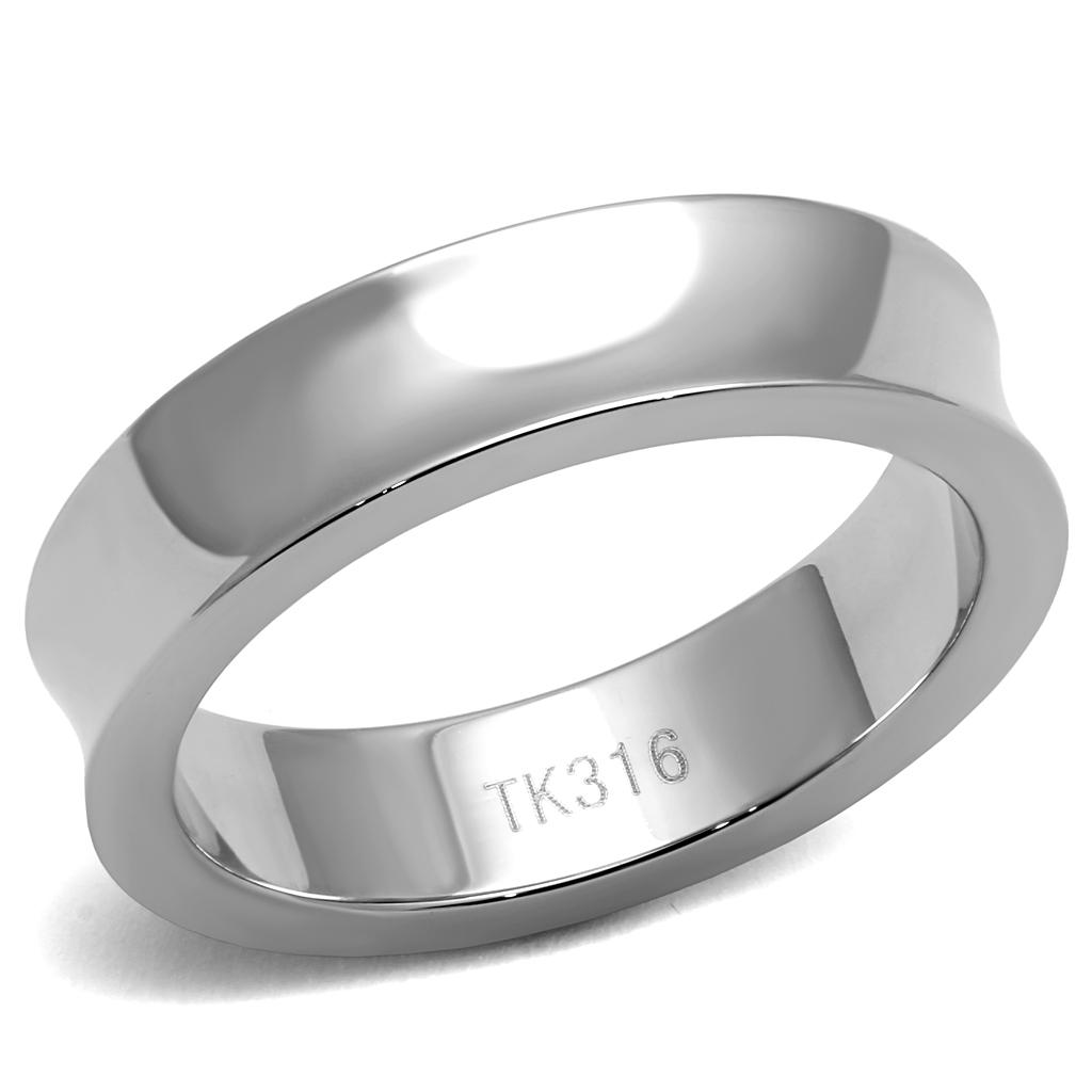 JCE2561-10 High polished (no plating) Stainless Steel Ring with No Stone-10